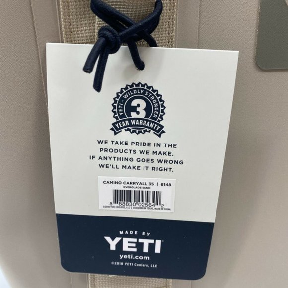 Yeti Camino Carryall Tote Bag 35 Waterproof Sand - Picture 9 of 10